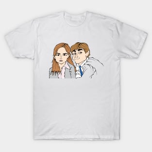 THE OFFICE SITCOM TV CHARACTER FAN ART T-Shirt